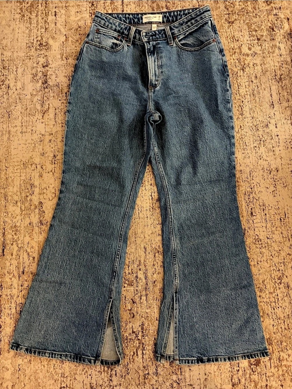 Free People High-Rise Flare Jeans Flare Jeans in Blue Waist 29